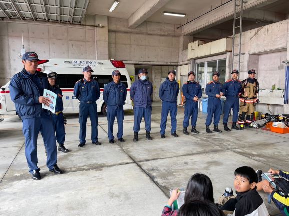 ３年生消防署見学の画像