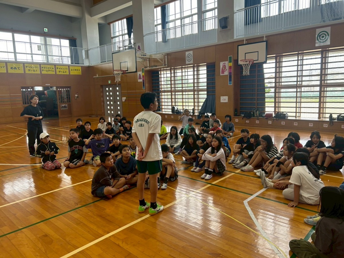 今日はキャッチバレーの画像