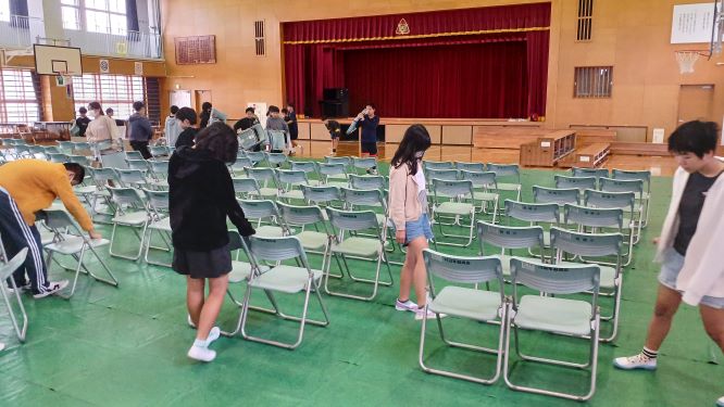 学習発表会準備の画像