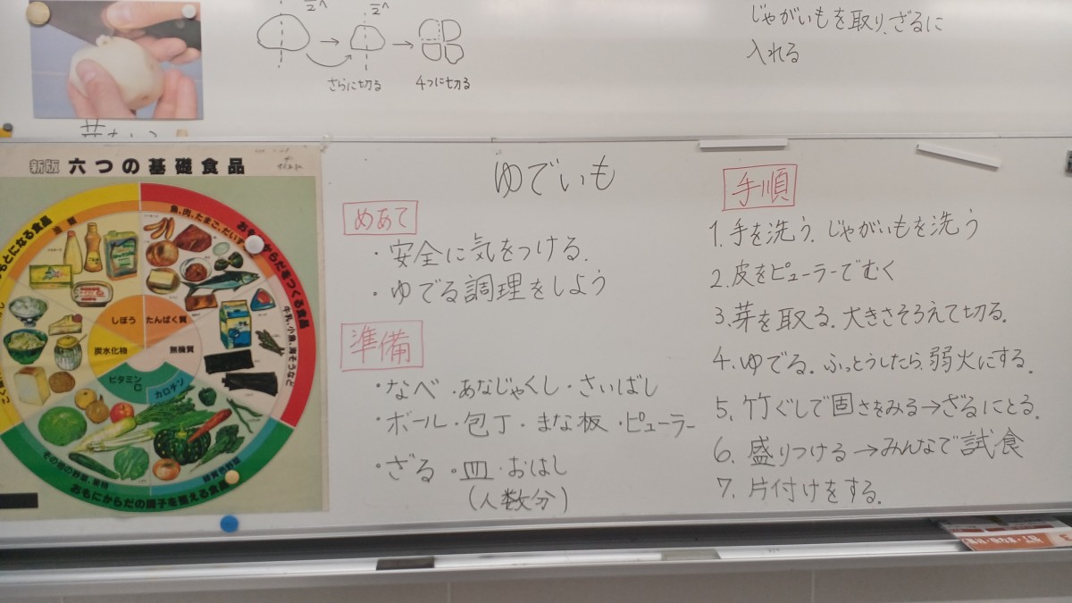 ５年生調理実習の画像