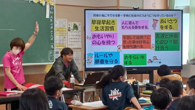 キャリア教育出前授業の画像