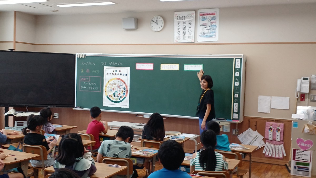 ２年生食育授業の画像