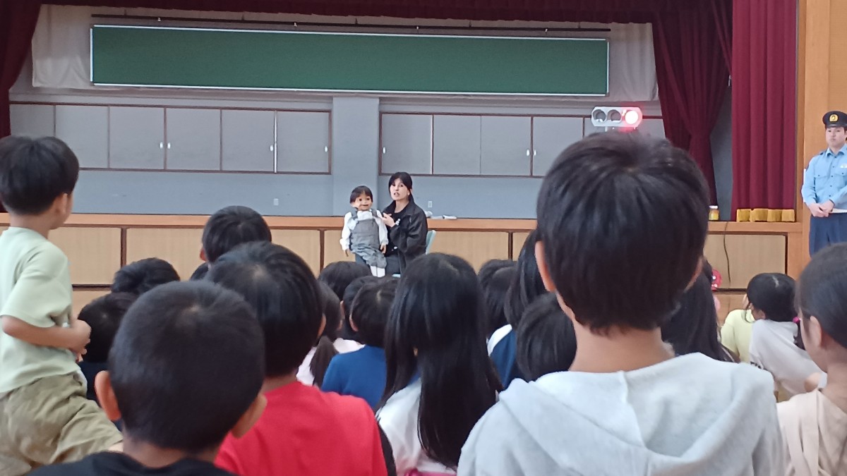 １年生交通安全教室の画像