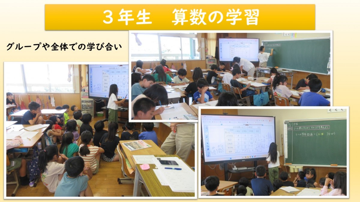 ３年生の学習の様子の画像