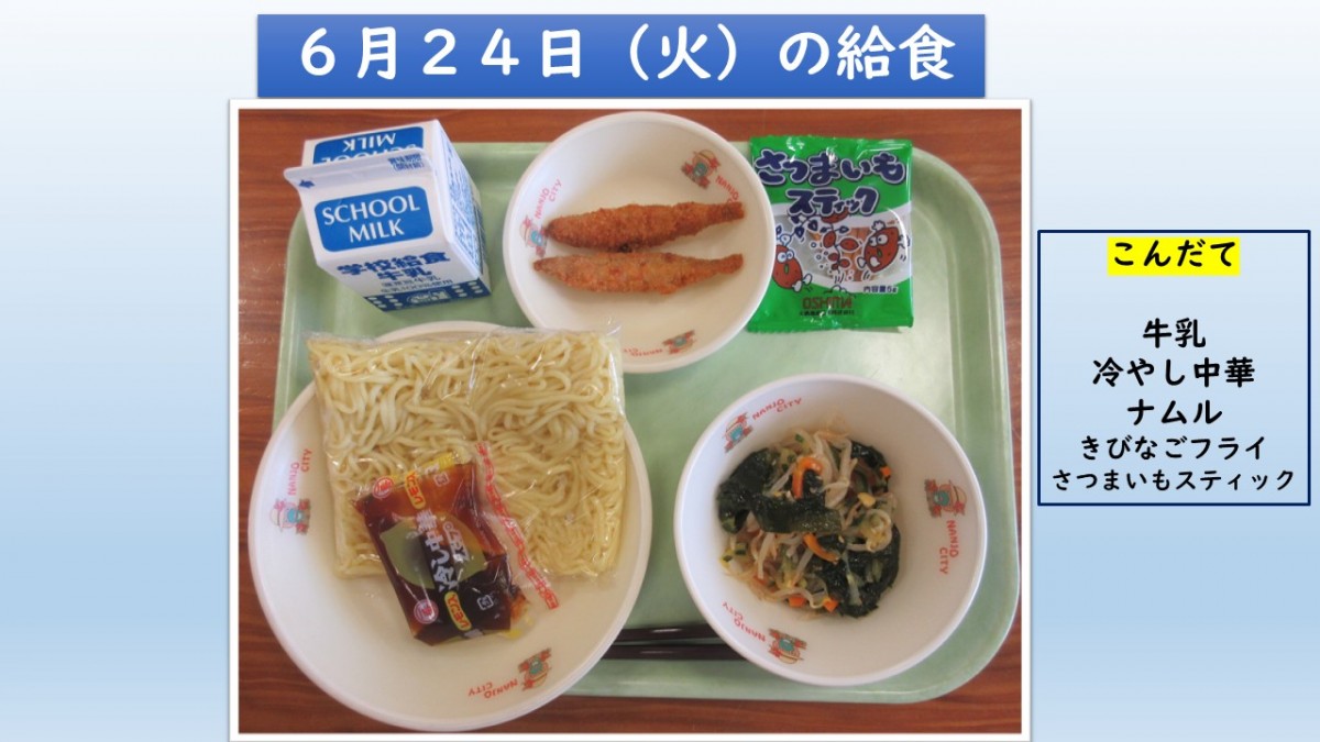 楽しい給食の画像