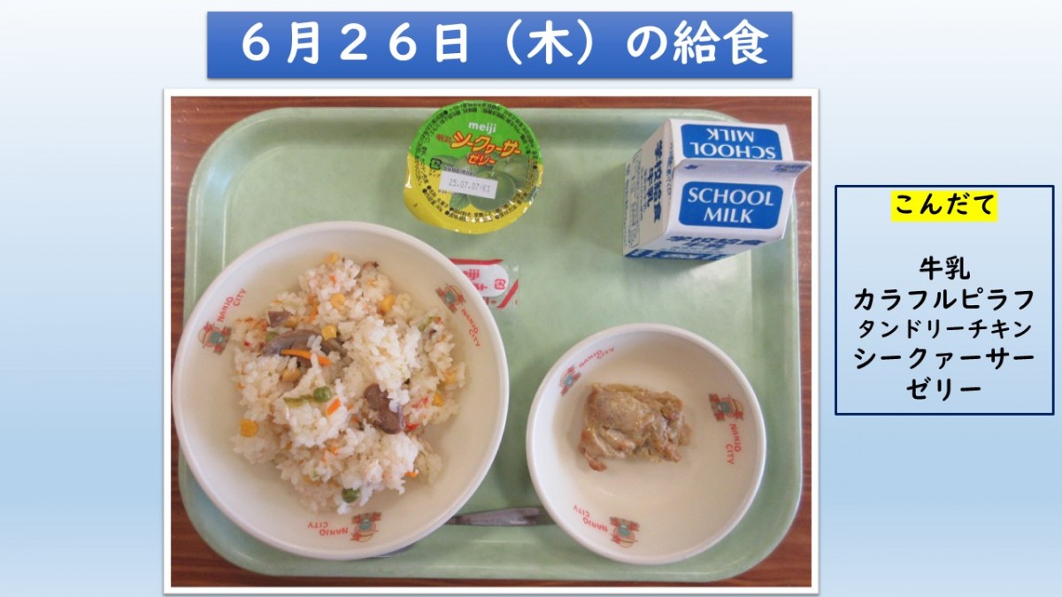 楽しい給食の画像