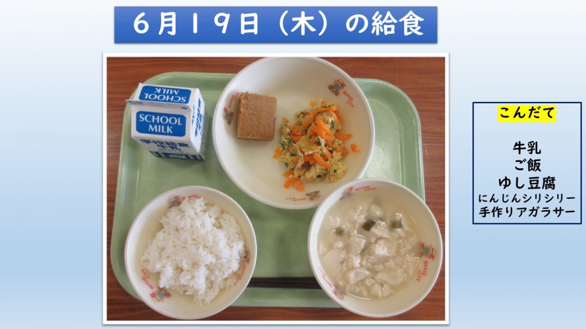 楽しい給食の画像