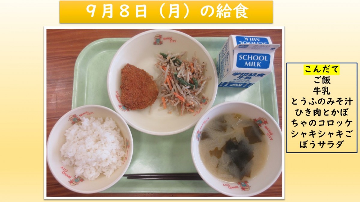 楽しい給食の画像