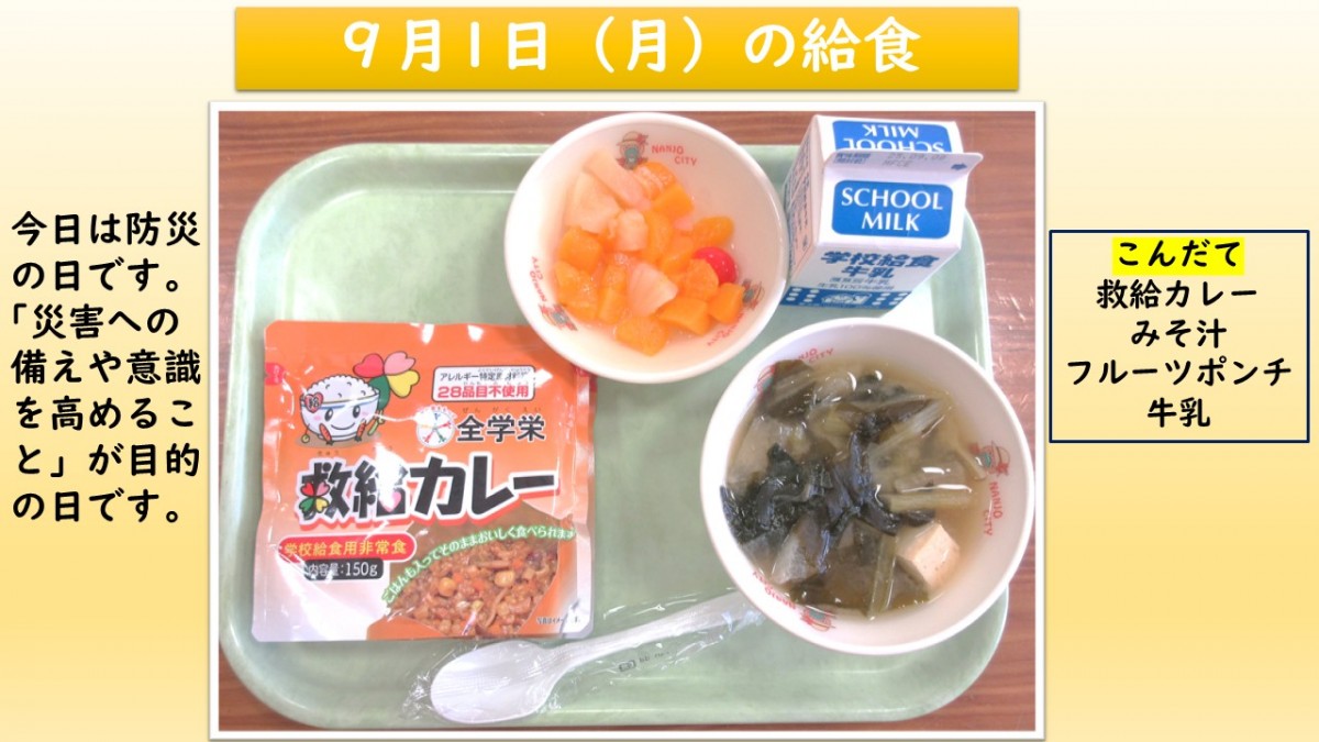 楽しい給食の画像