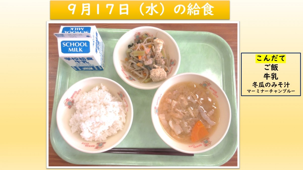 楽しい給食の画像