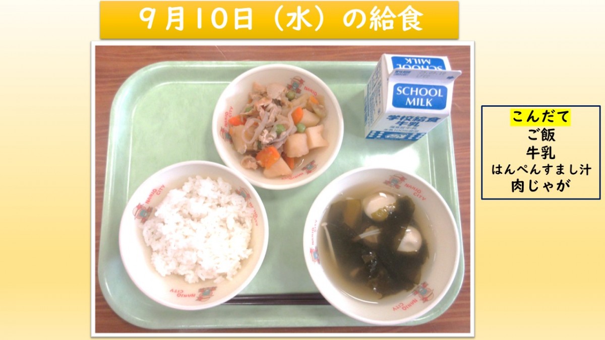 楽しい給食の画像