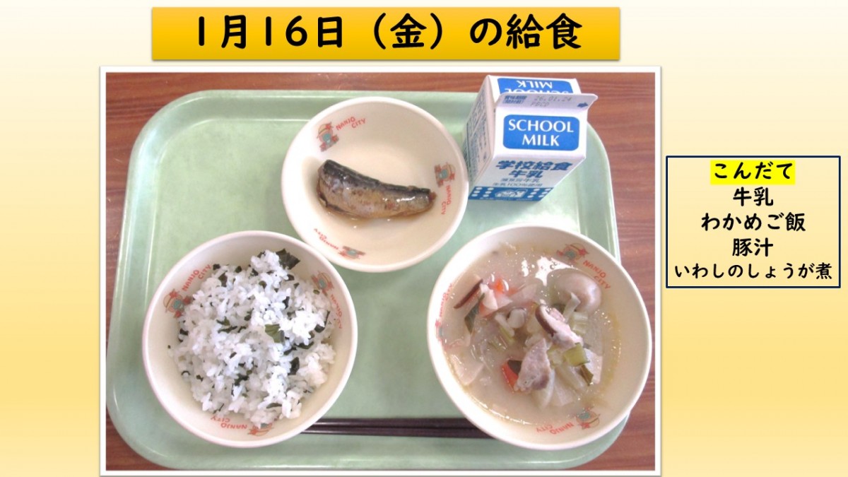 楽しい給食の画像
