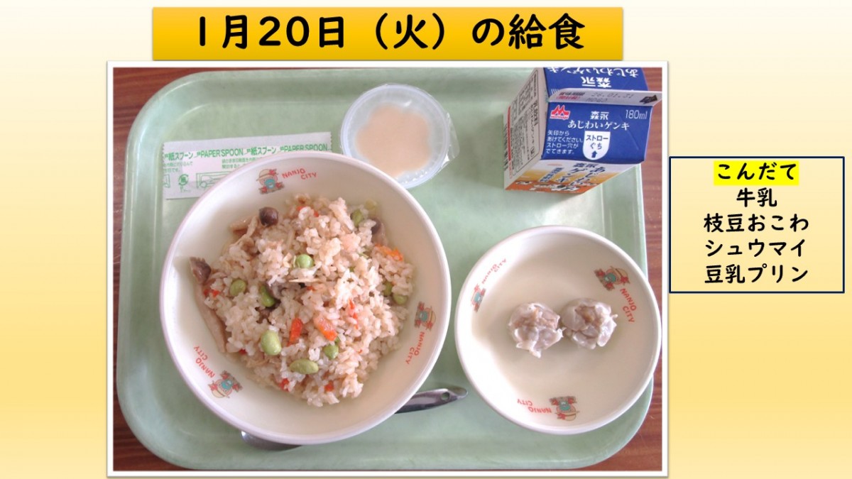 楽しい給食の画像