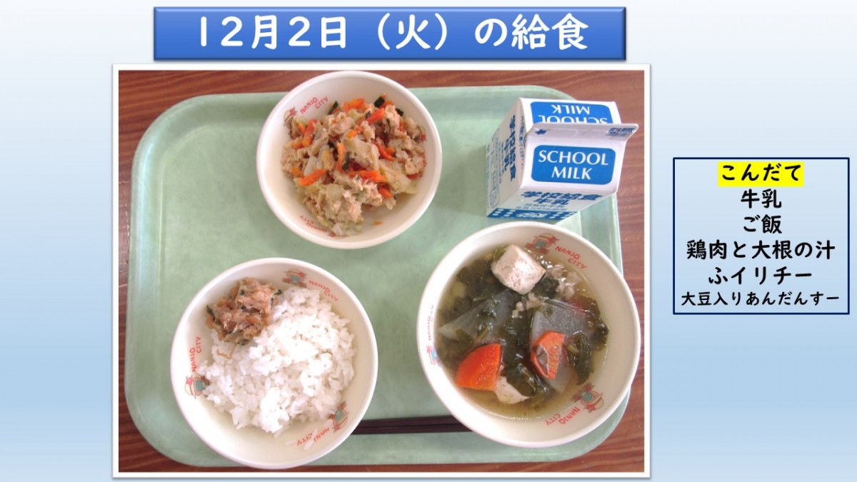 楽しい給食の画像