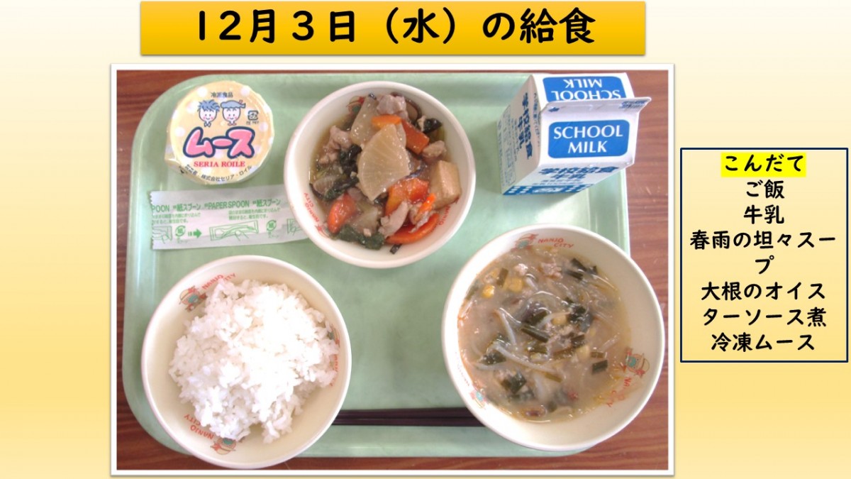 楽しい給食の画像