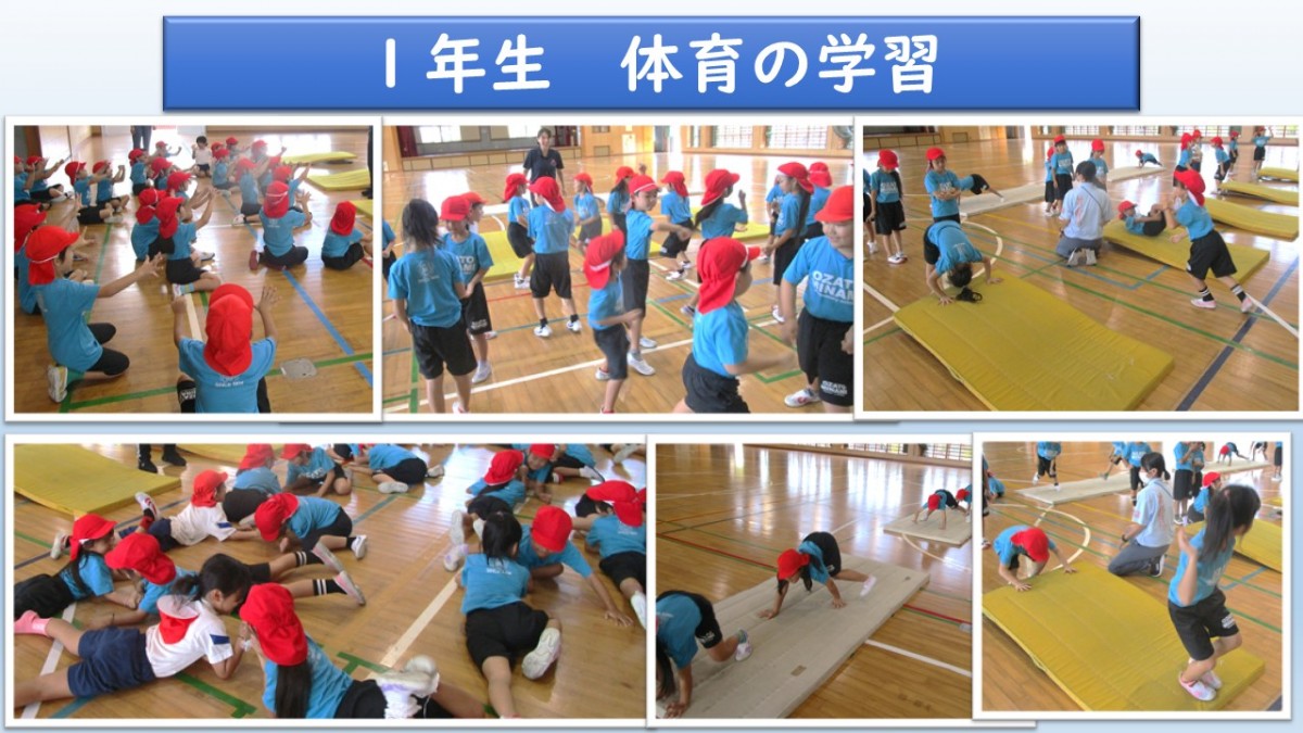 １年生　体育の学習の画像