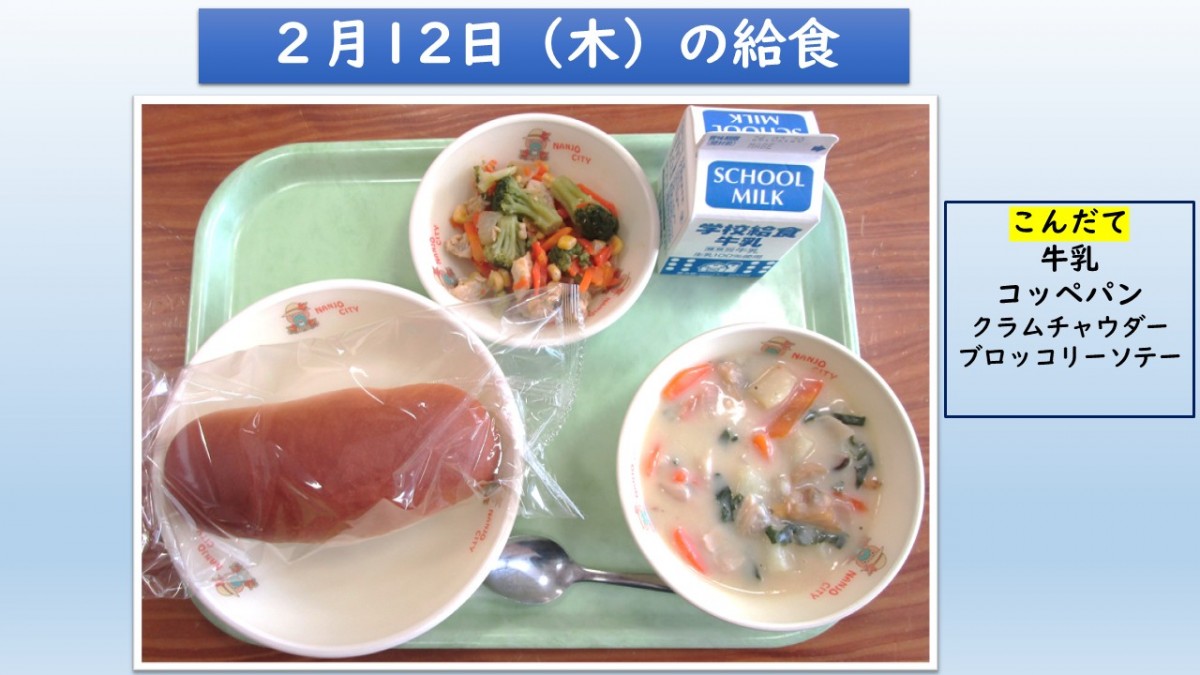 楽しい給食の画像