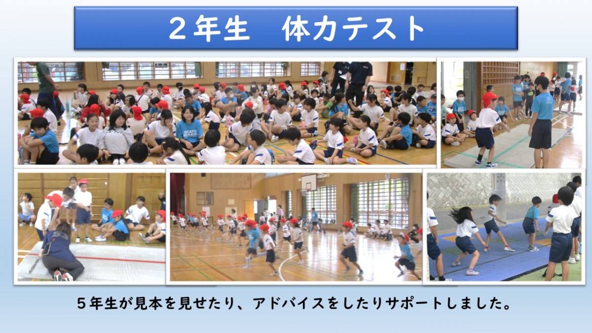 ２年生　体力テストの画像