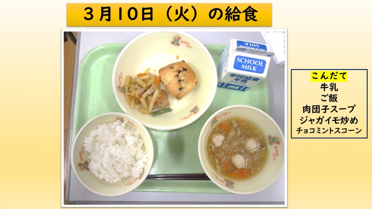 楽しい給食の画像