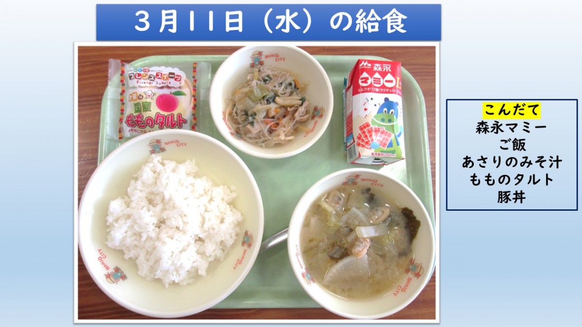 楽しい給食の画像