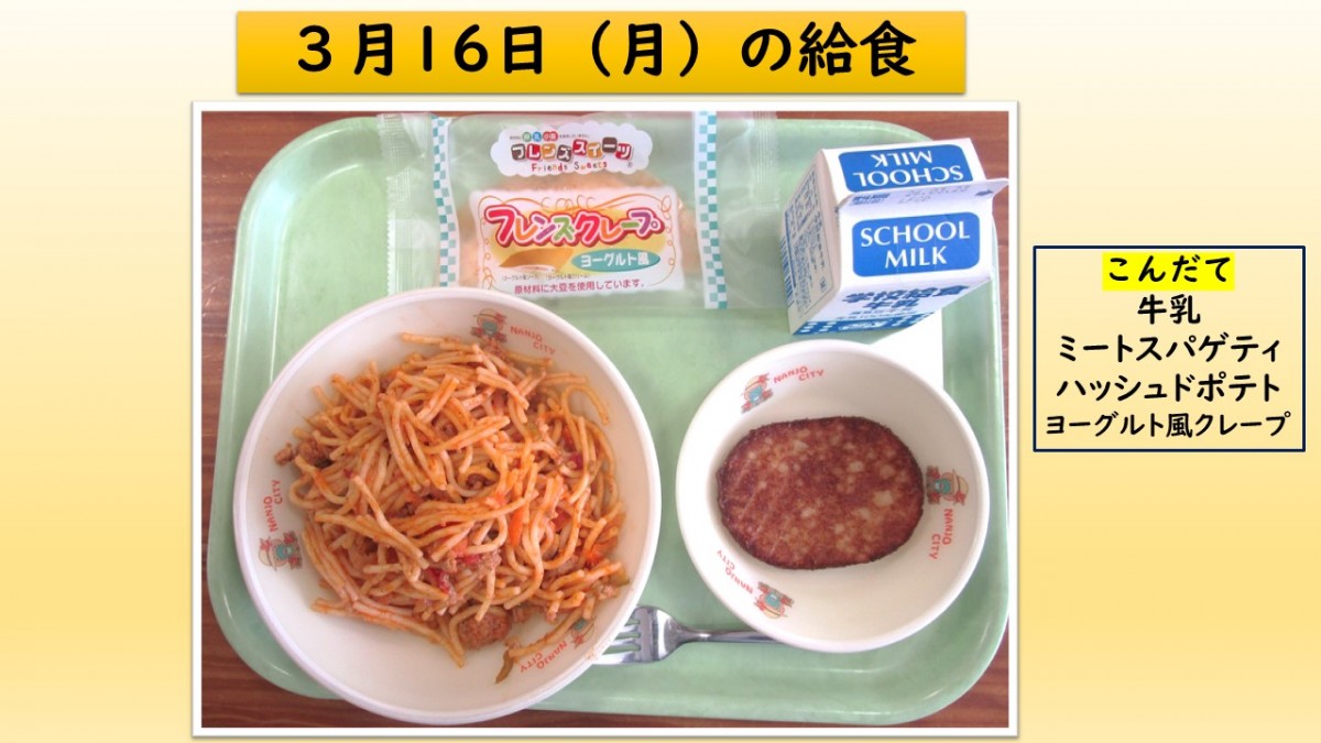 楽しい給食の画像