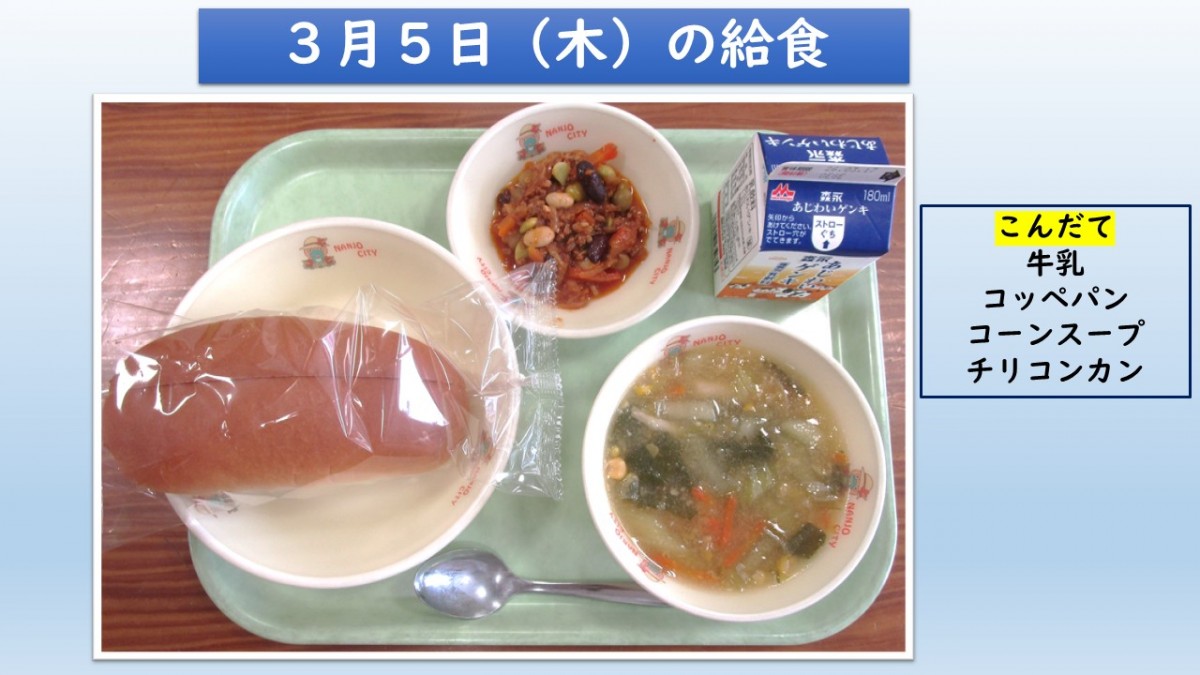 楽しい給食の画像
