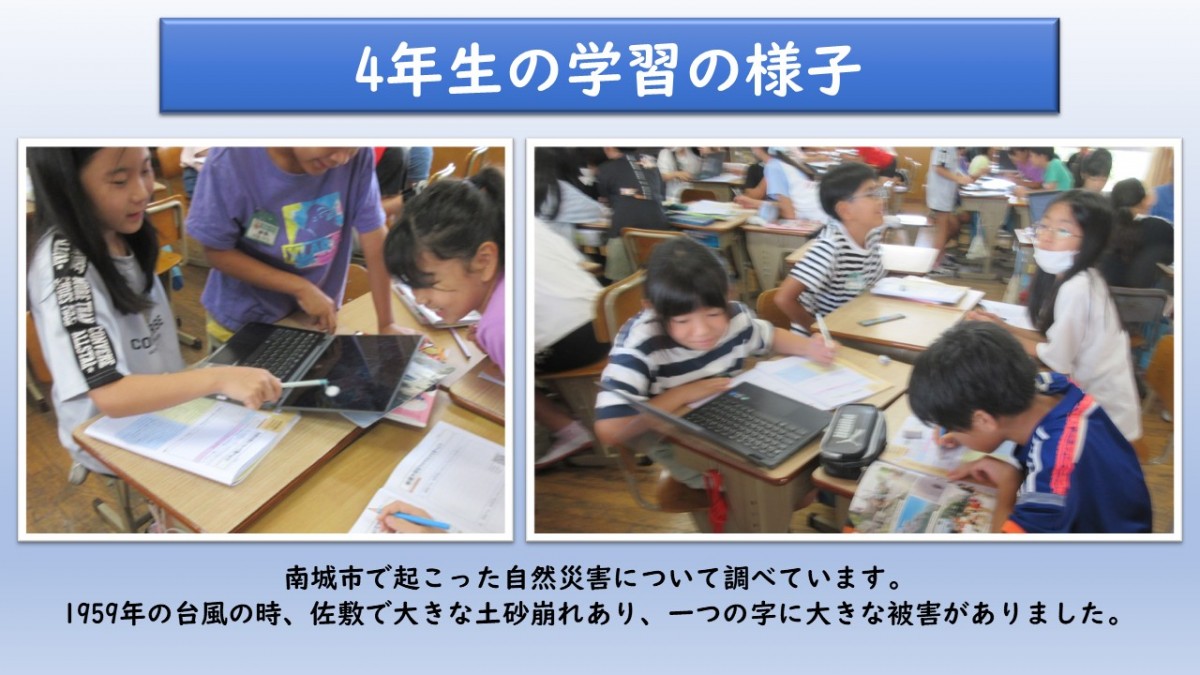 ４年生の学習の様子の画像