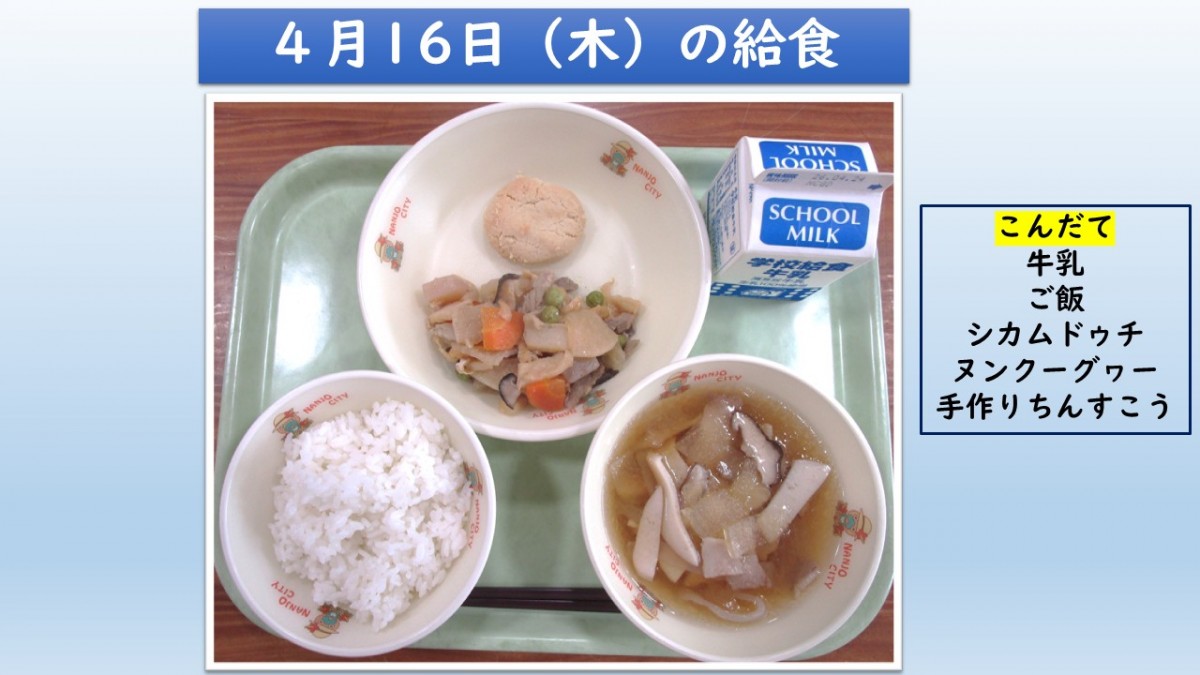 楽しい給食の画像