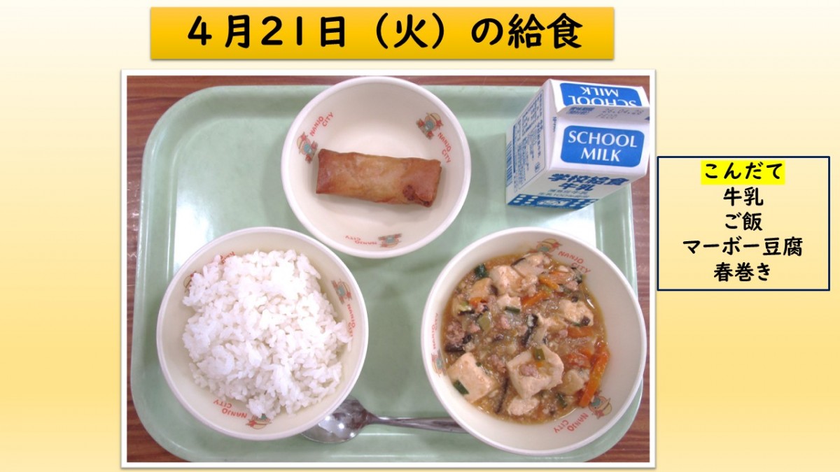 楽しい給食の画像