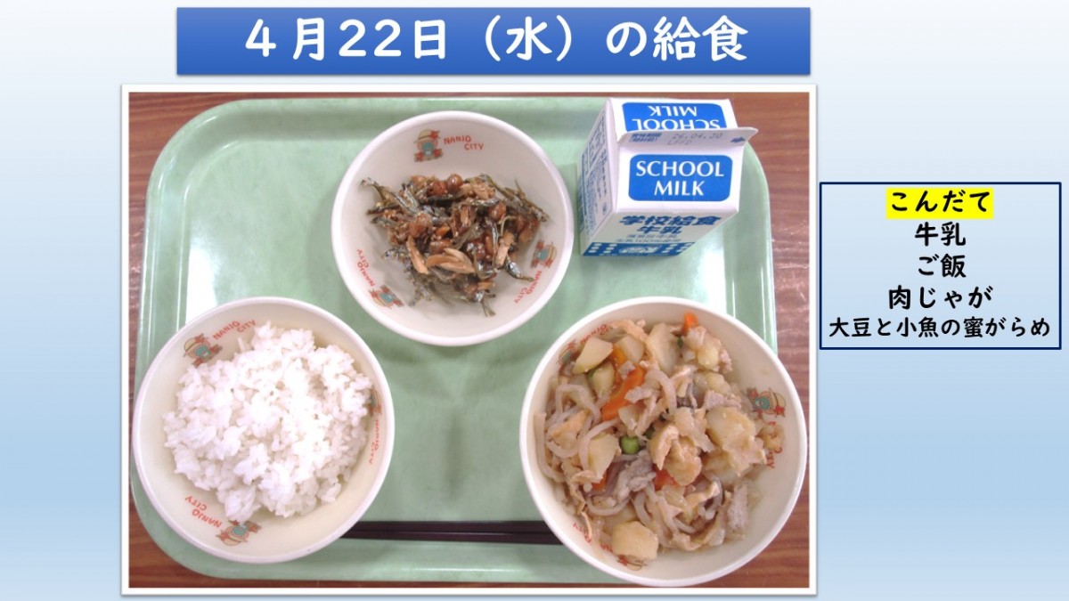 楽しい給食の画像