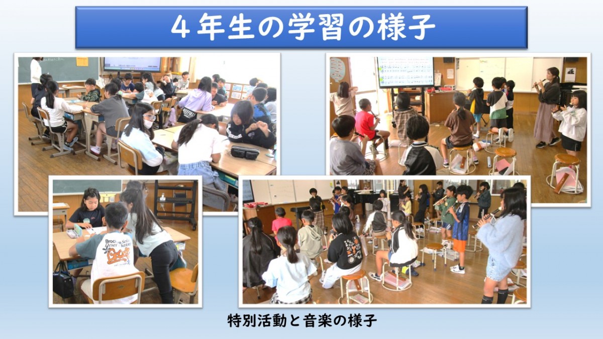 ４年生の学習の様子の画像