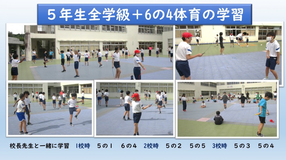 5年生＋６の４　体育の学習の画像