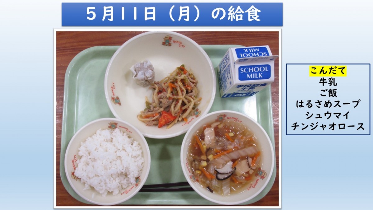 楽しい給食の画像