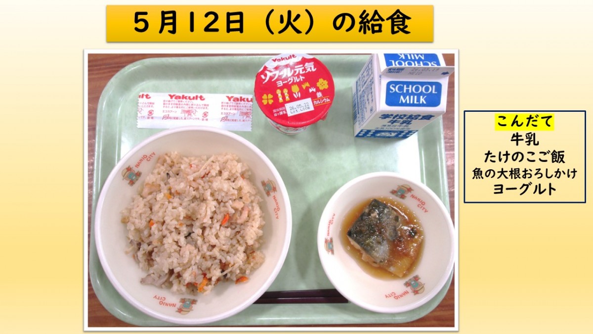 楽しい給食の画像