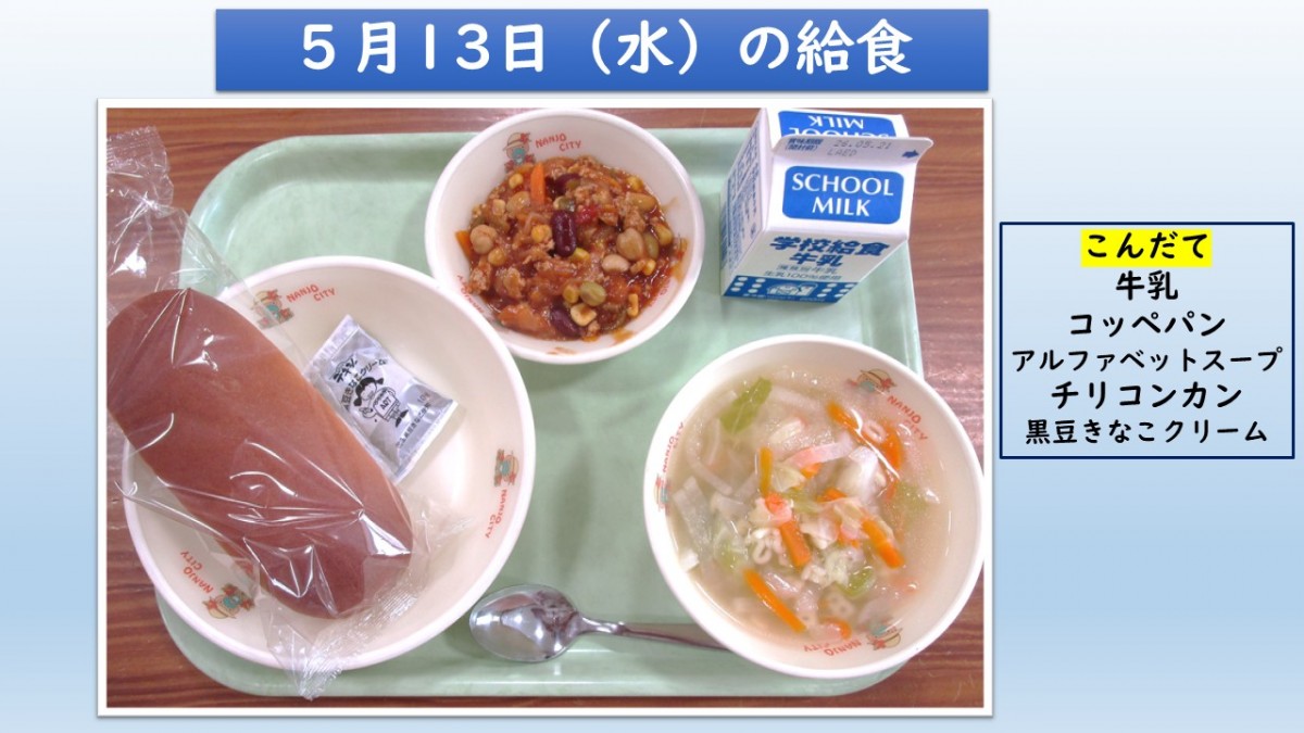 楽しい給食の画像