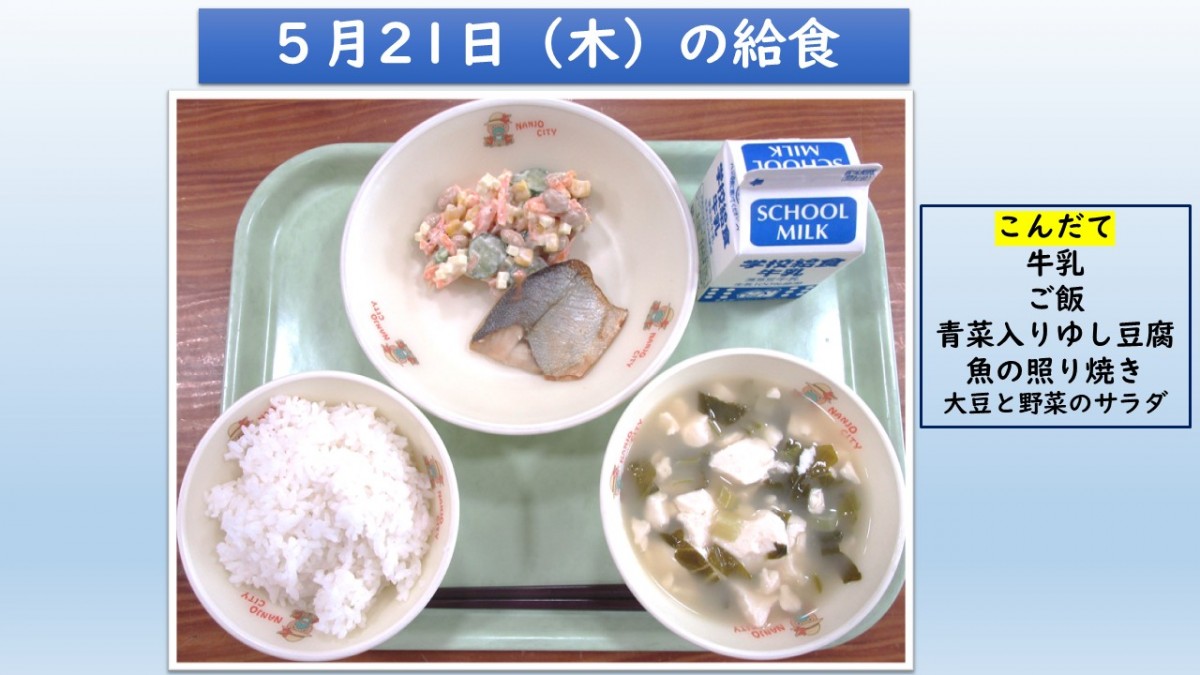楽しい給食　の画像