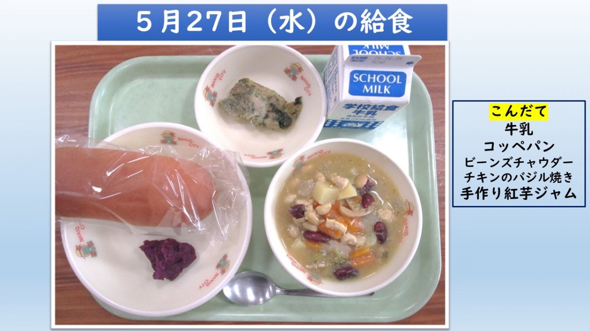 楽しい給食の画像