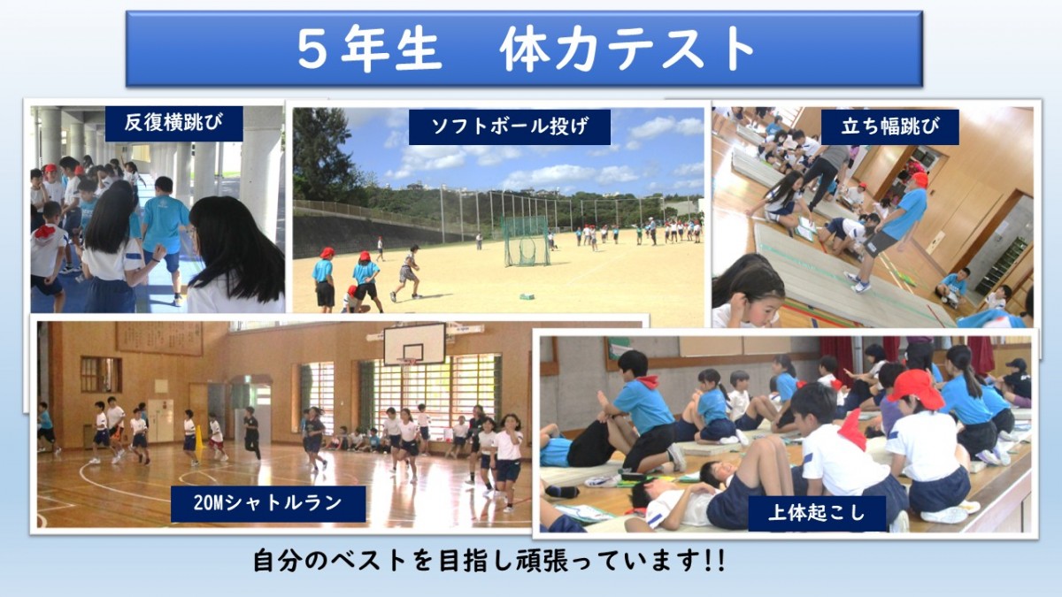5年生　体力テストの画像