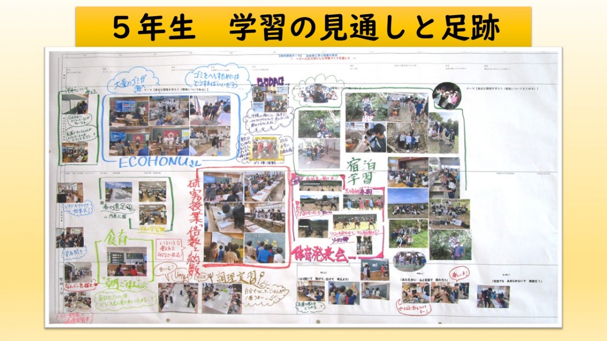 ５年生の学習の画像