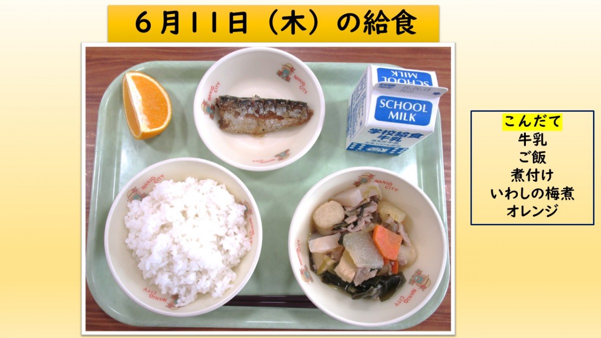 楽しい給食の画像