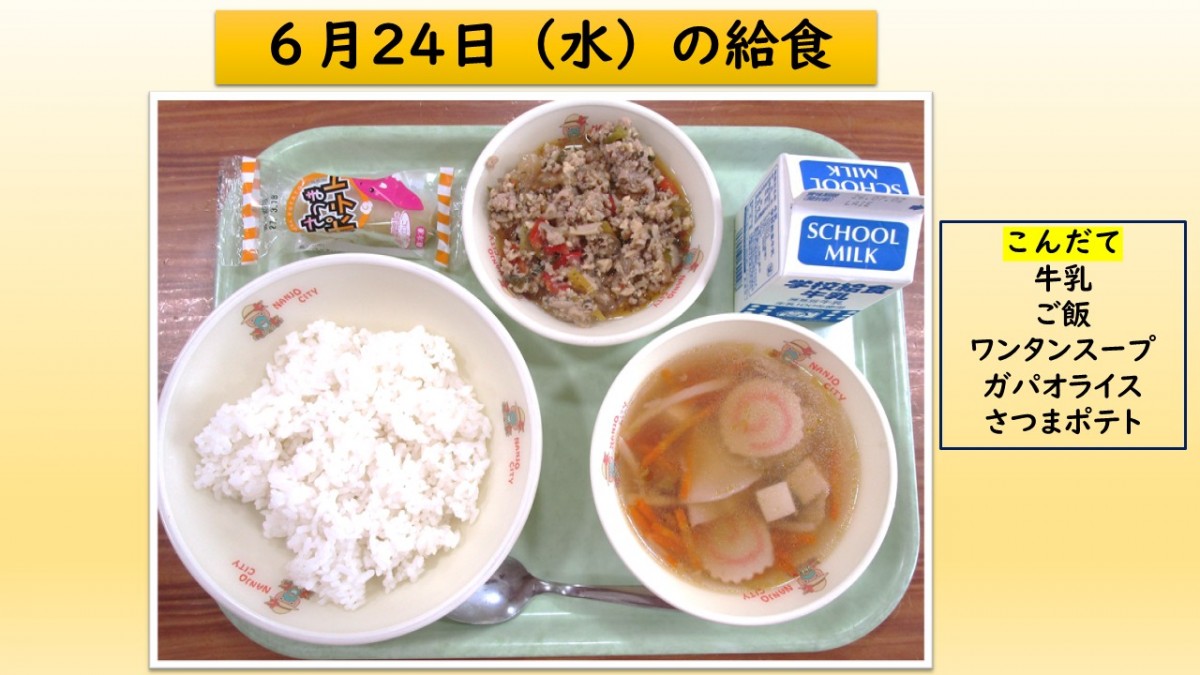 楽しい給食の画像