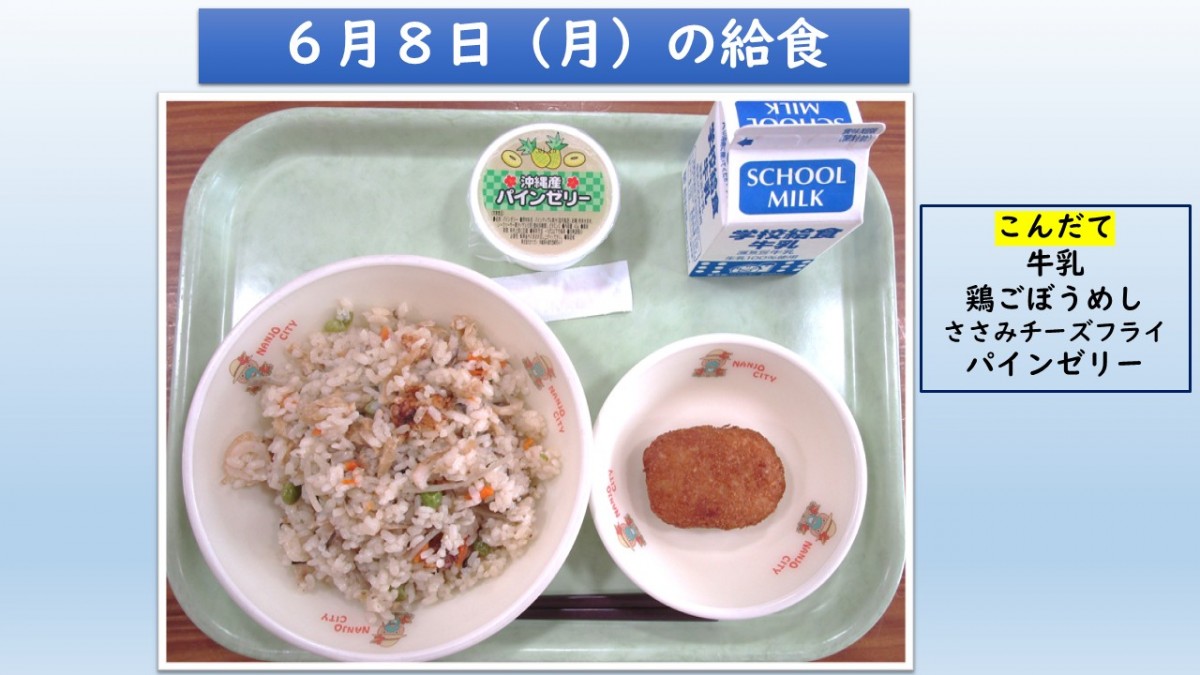 楽しい給食の画像