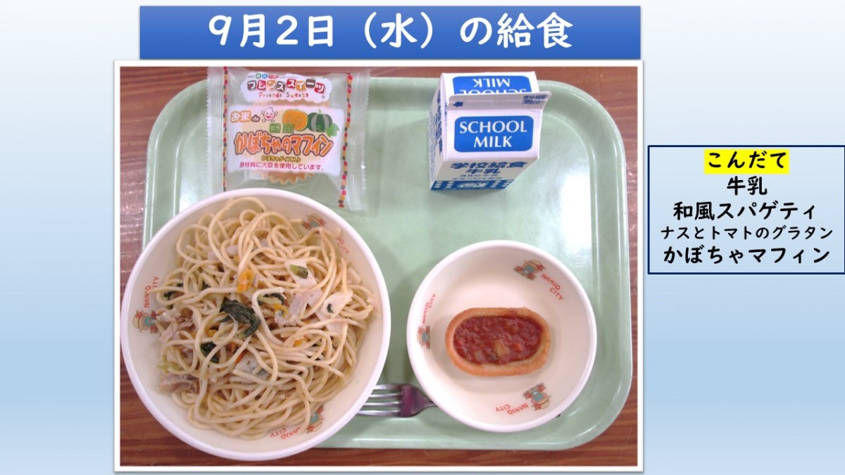 楽しい給食の画像