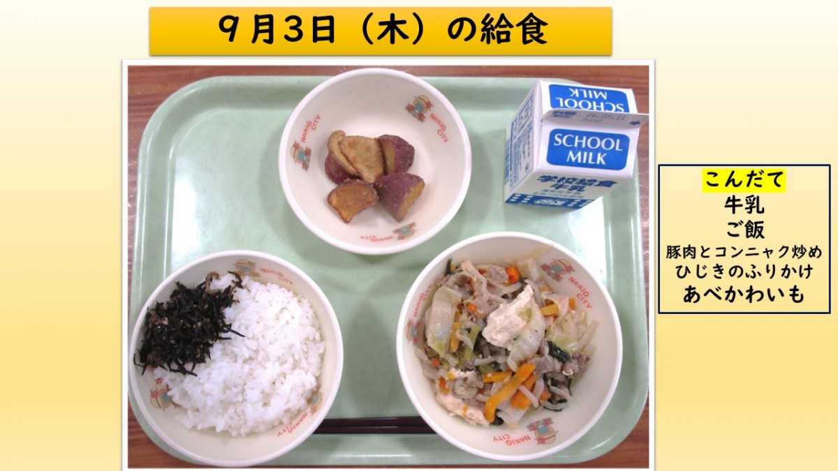 楽しい給食の画像