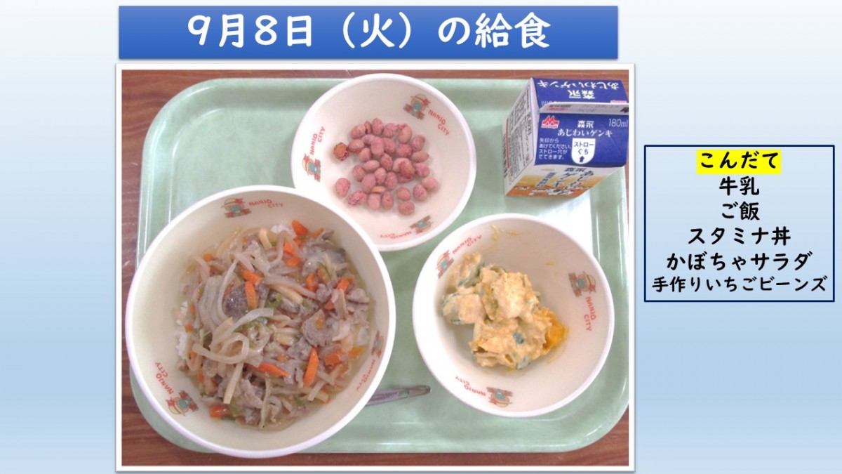 楽しい給食の画像