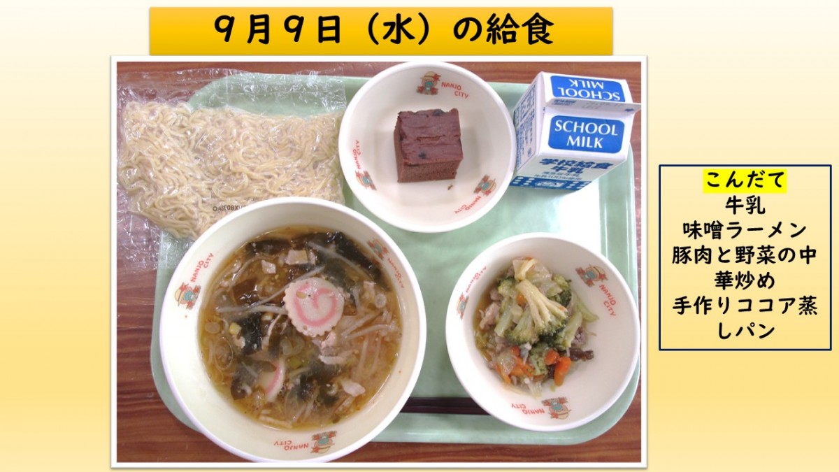 楽しい給食の画像