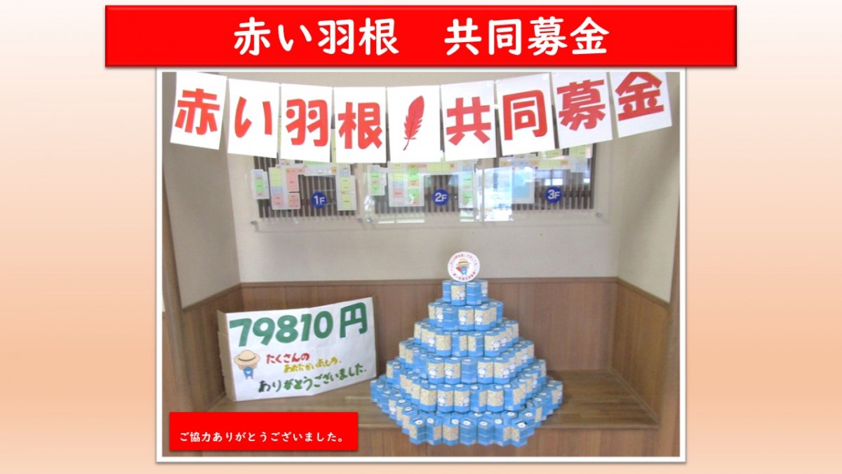 赤い羽根共同募金の画像