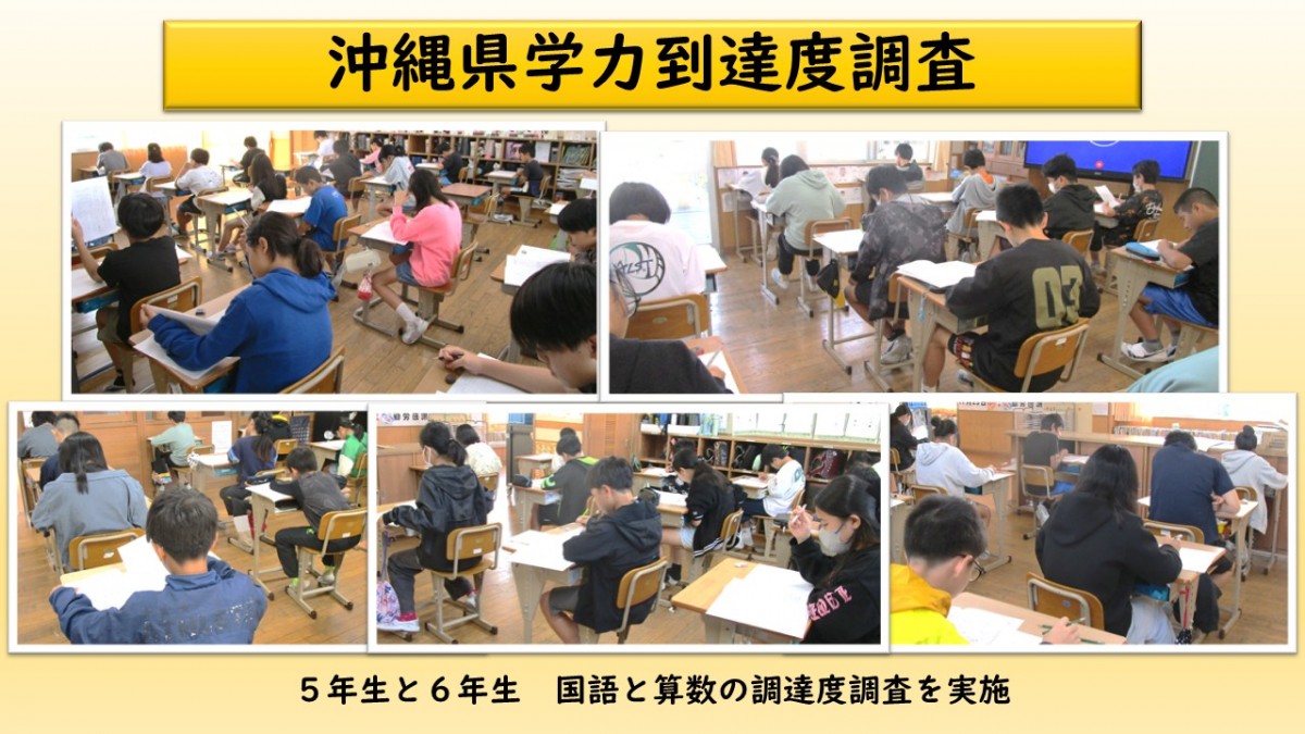 沖縄県学力到達度調査　の画像