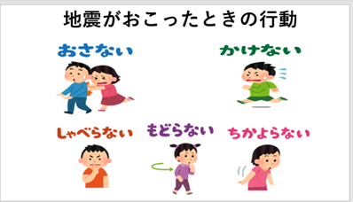 避難訓練事前学習の画像