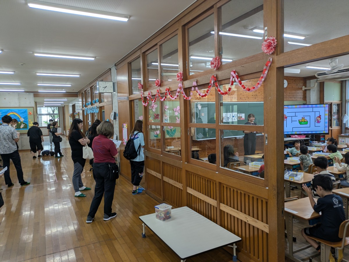 南城市１年生スタート期授業参観の画像